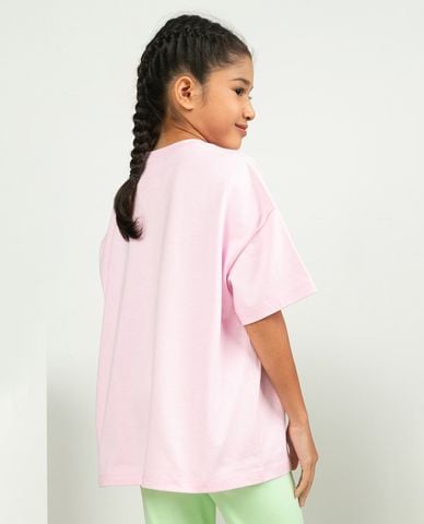  SKECHERS - Áo thun bé gái cổ tròn tay ngắn Urban Outdoor 