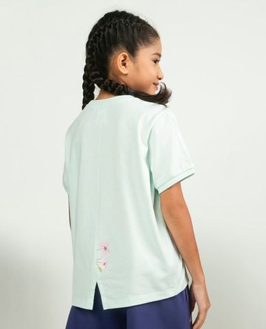  SKECHERS - Áo thun bé gái cổ tròn tay ngắn Urban Outdoor 