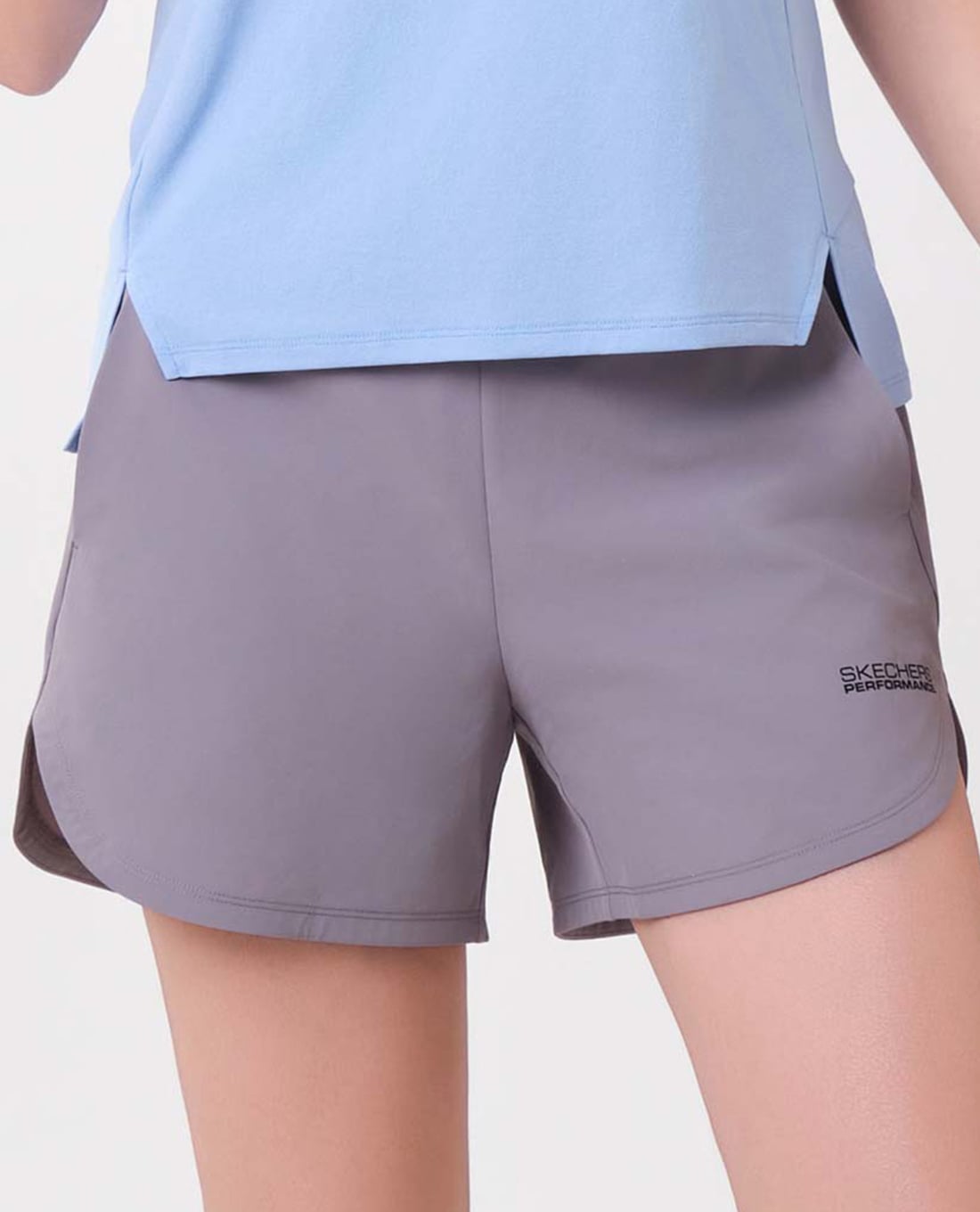 SKECHERS - Quần short thể thao nữ lưng thun Performance