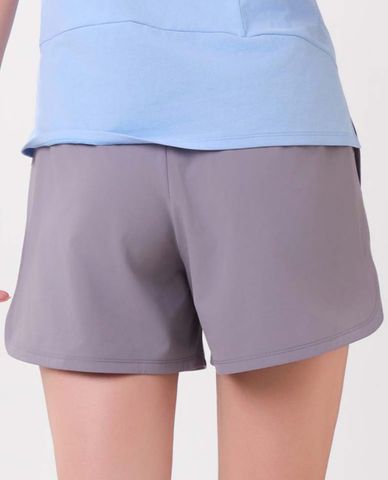  SKECHERS - Quần short thể thao nữ lưng thun Performance 