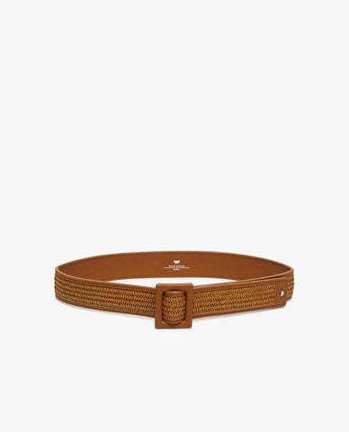  WEEKEND MAX MARA - Thắt lưng nữ bản vừa khóa vuông Wkabocca 