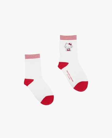  SKECHERS - Set 2 vớ bé gái cổ cao Hello Kitty & My Melody 