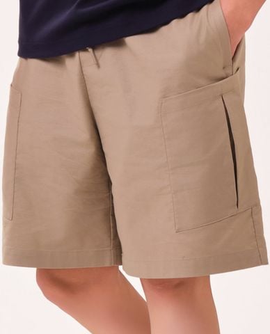  SKECHERS - Quần short nam ống rộng túi hộp Iconic 