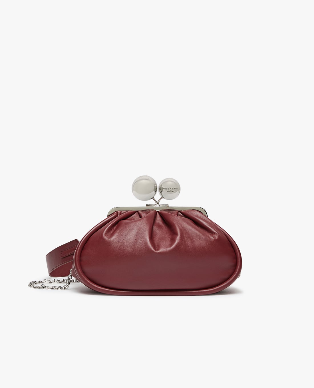 WEEKEND MAX MARA - Clutch nữ hình oval Milvanew Pasticcino