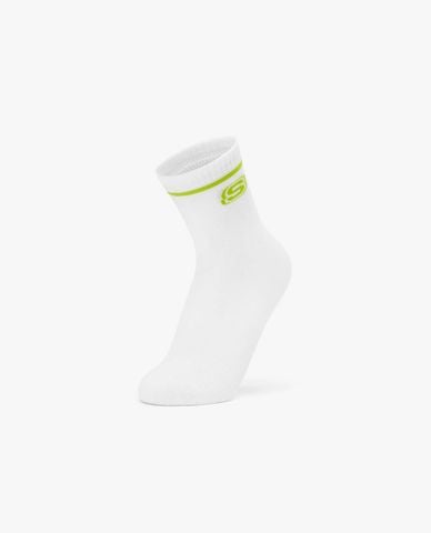  SKECHERS - Set 3 vớ trẻ em cổ cao phối viền 