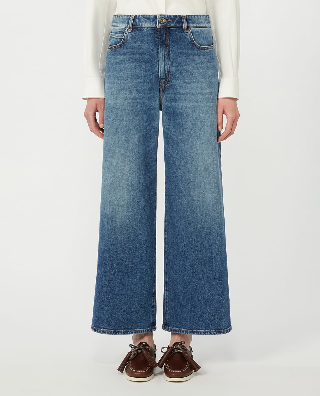 WEEKEND MAX MARA - Quần jeans nữ ống rộng Wkdpulvino
