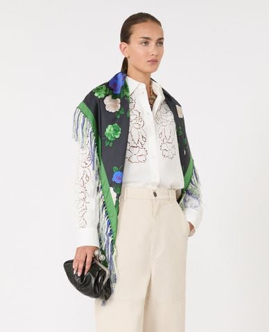  WEEKEND MAX MARA - Clutch nữ hình oval Spanishheritage 