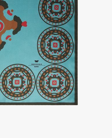  WEEKEND MAX MARA - Khăn choàng nữ phom vuông Onestoring 