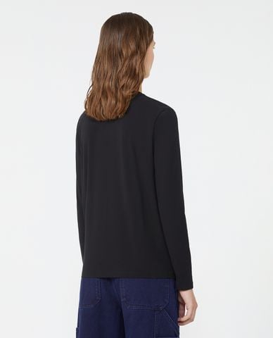  WEEKEND MAX MARA - Áo thun nữ cổ tròn tay dài Alias 