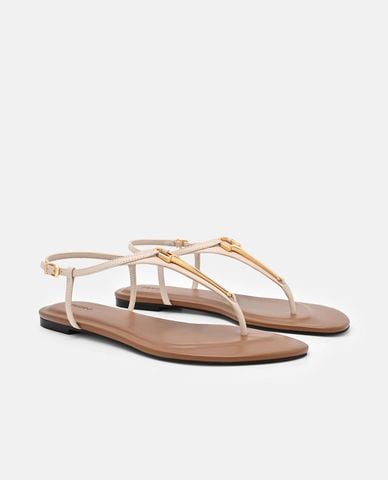  PEDRO - Giày sandals nữ đế bệt Leather 
