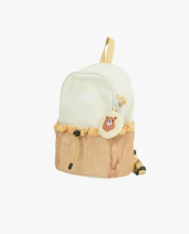  SKECHERS - Balo trẻ em phom chữ nhật phối móc khoá 