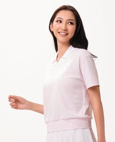  SKECHERS - Áo polo nữ cổ V tay ngắn Performance 