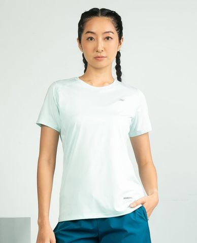  SKECHERS - Áo thun thể thao nữ cổ tròn tay ngắn Performance 