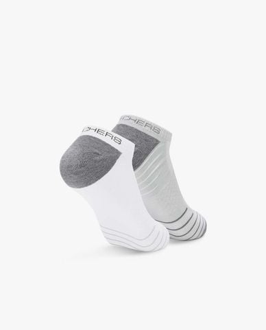  SKECHERS - Set 2 vớ unisex cổ thấp 