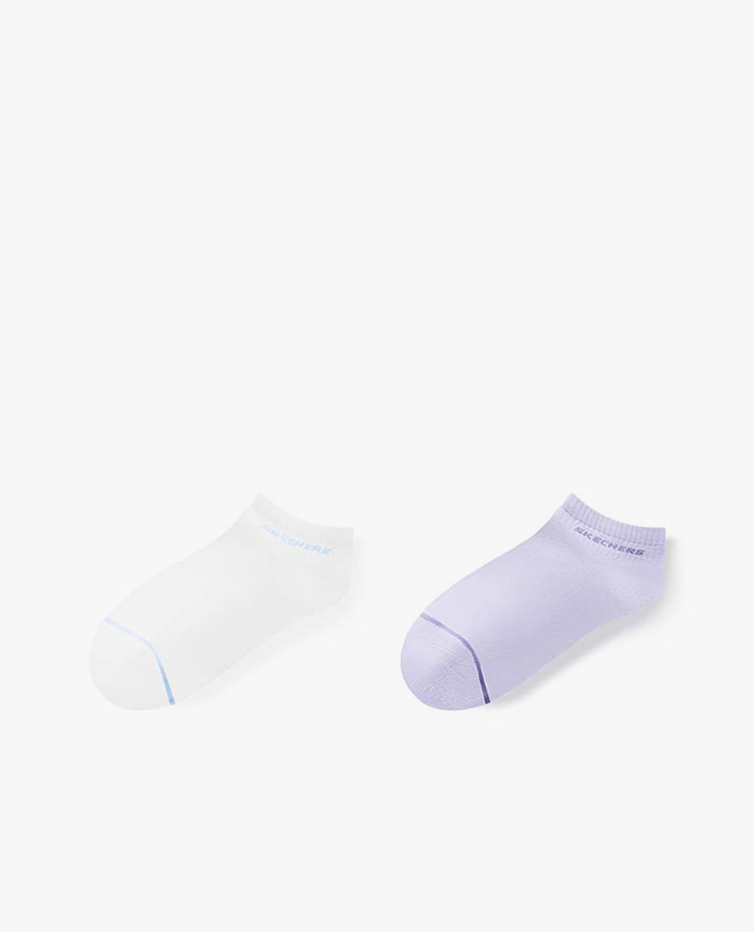 SKECHERS - Set 2 vớ nữ cổ thấp phối logo