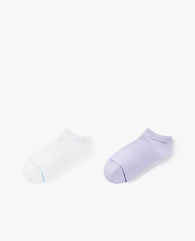  SKECHERS - Set 2 vớ nữ cổ thấp phối logo 