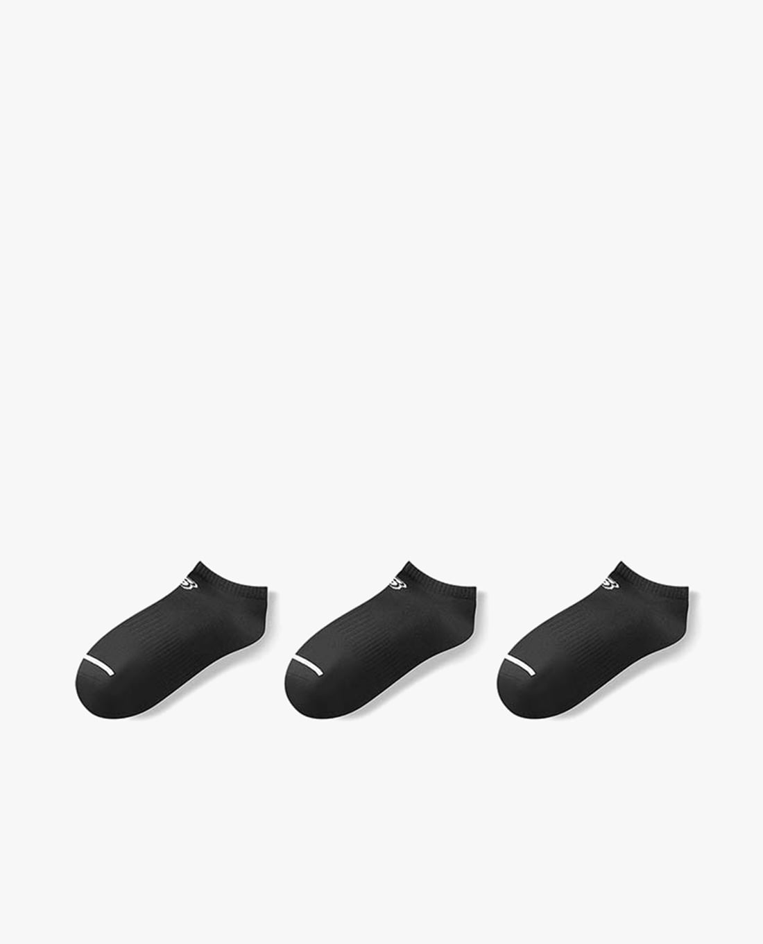 SKECHERS - Set 3 vớ nữ cổ thấp dệt logo