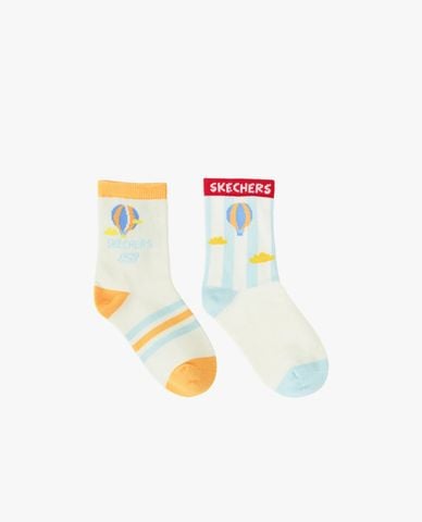 SKECHERS - Vớ bé trai cổ cao phối họa tiết 