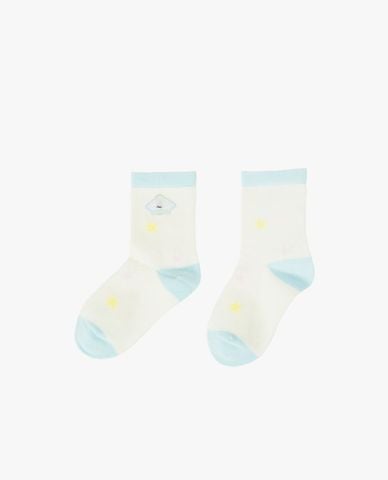  SKECHERS - Vớ bé trai cổ cao phối họa tiết 