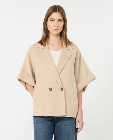  WEEKEND MAX MARA - Áo khoác nữ hai hàng nút tay lửng Wkdneo 