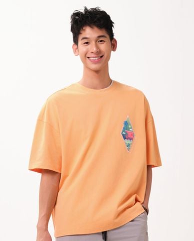  SKECHERS - Áo thun nam cổ tròn tay ngắn Cali Summer Iconic 