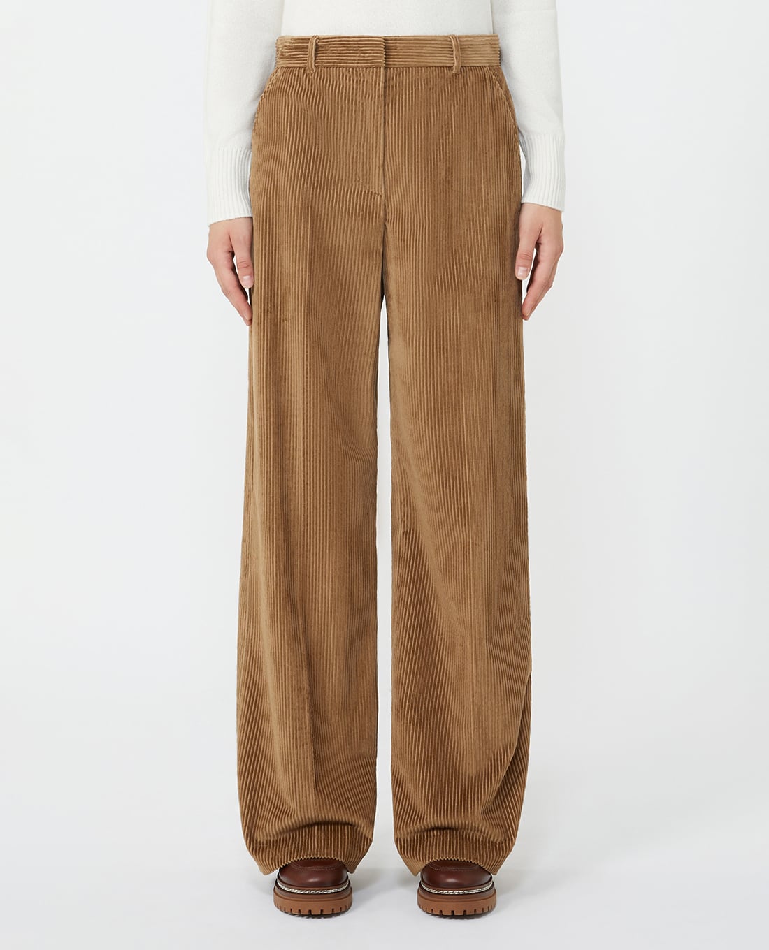 WEEKEND MAX MARA - Quần nữ ống rộng lưng cao Tania