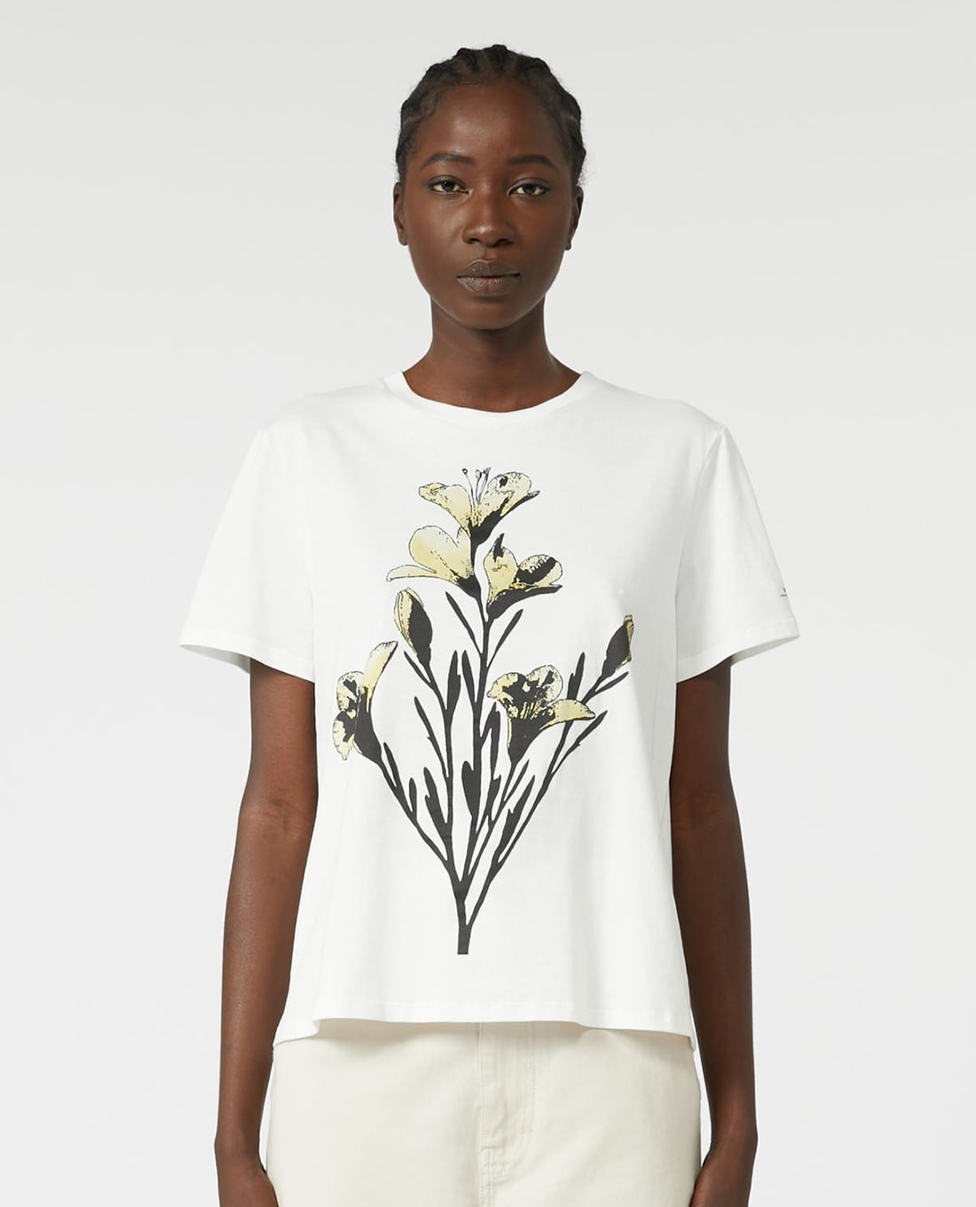 WEEKEND MAX MARA - Áo thun nữ cổ tròn tay ngắn Guglia