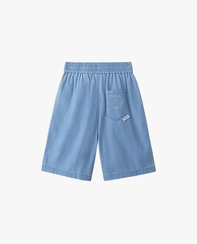  SKECHERS - Quần short bé trai phối dây rút Doraemon 