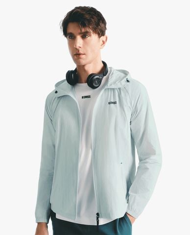  K-SWISS - Áo khoác thể thao nam phối mũ Tennis CLub 