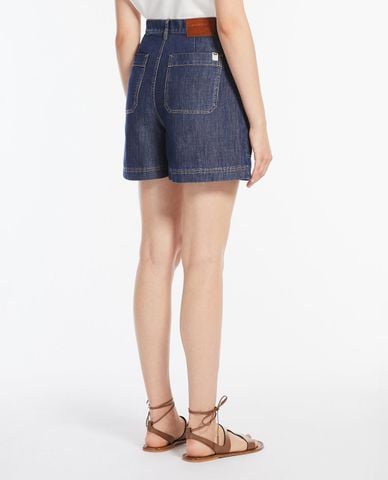  WEEKEND MAX MARA - Quần short jeans nữ ống rộng Nabulus 