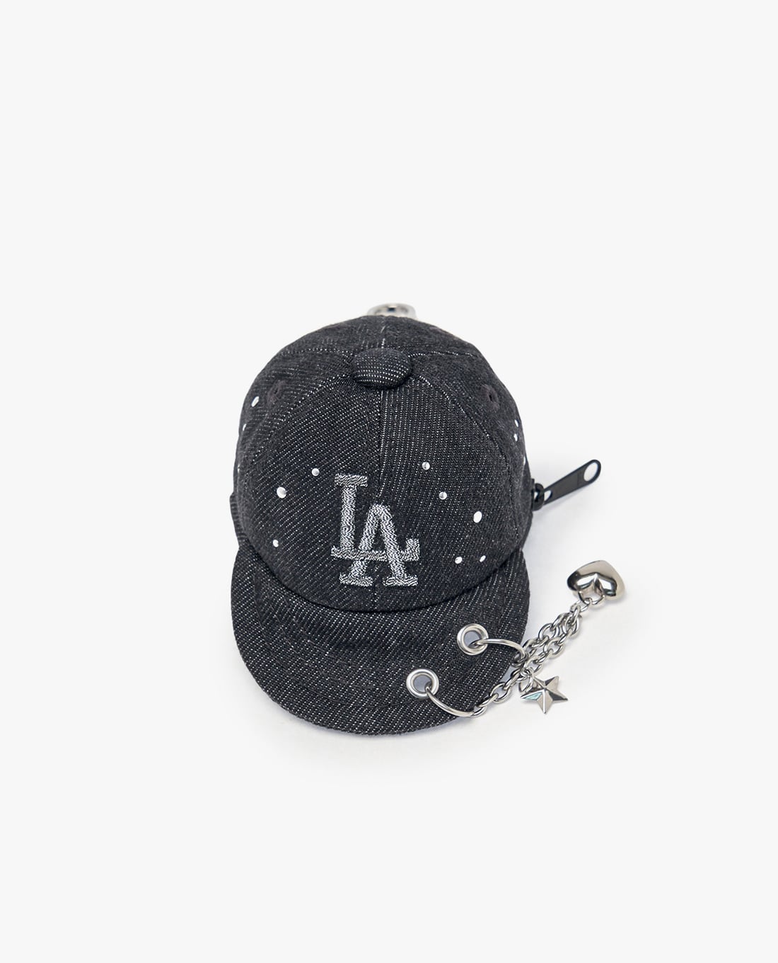 MLB - Móc khóa túi xách Basic Denim Ball Cap