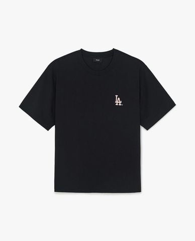  MLB - Áo thun unisex tay ngắn Basic Color Lettering Graphic 