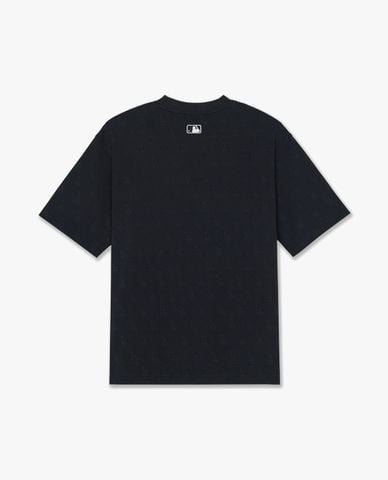  MLB - Áo thun unisex cổ tròn tay ngắn Monogram 