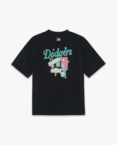  MLB - Áo thun unisex cổ tròn tay ngắn Colorful City 