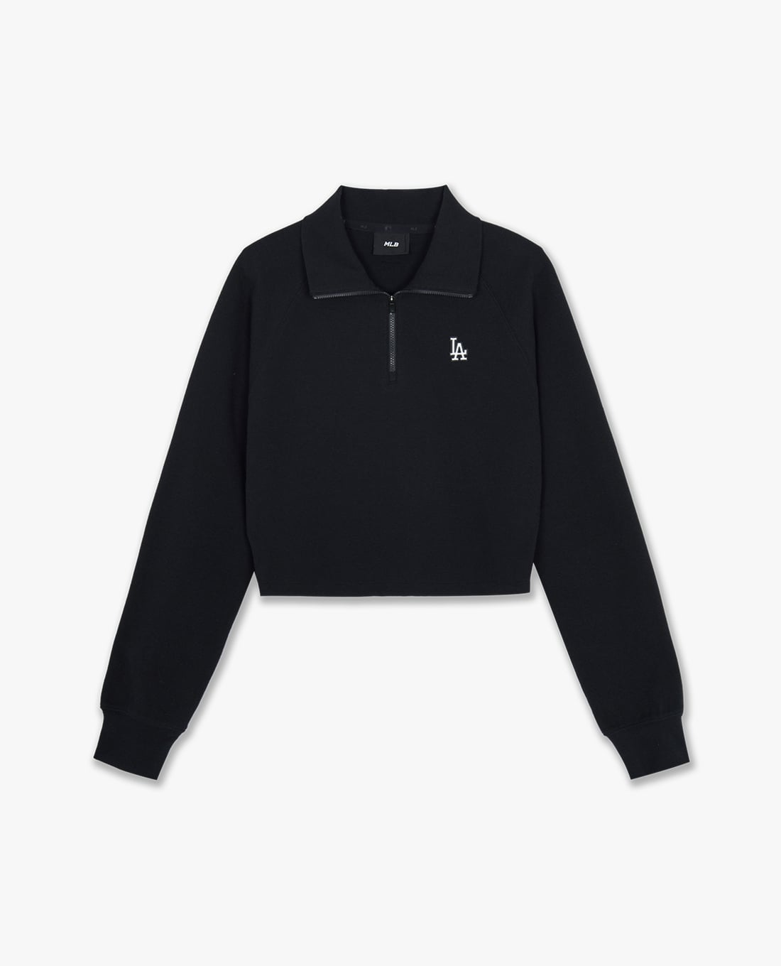 MLB - Áo croptop nữ cổ bẻ tay dài Basic
