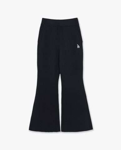  MLB - Quần nữ ống loe lưng thun Basic 