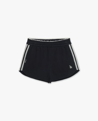  MLB - Quần short nữ ống rộng thêu logo Varsity 