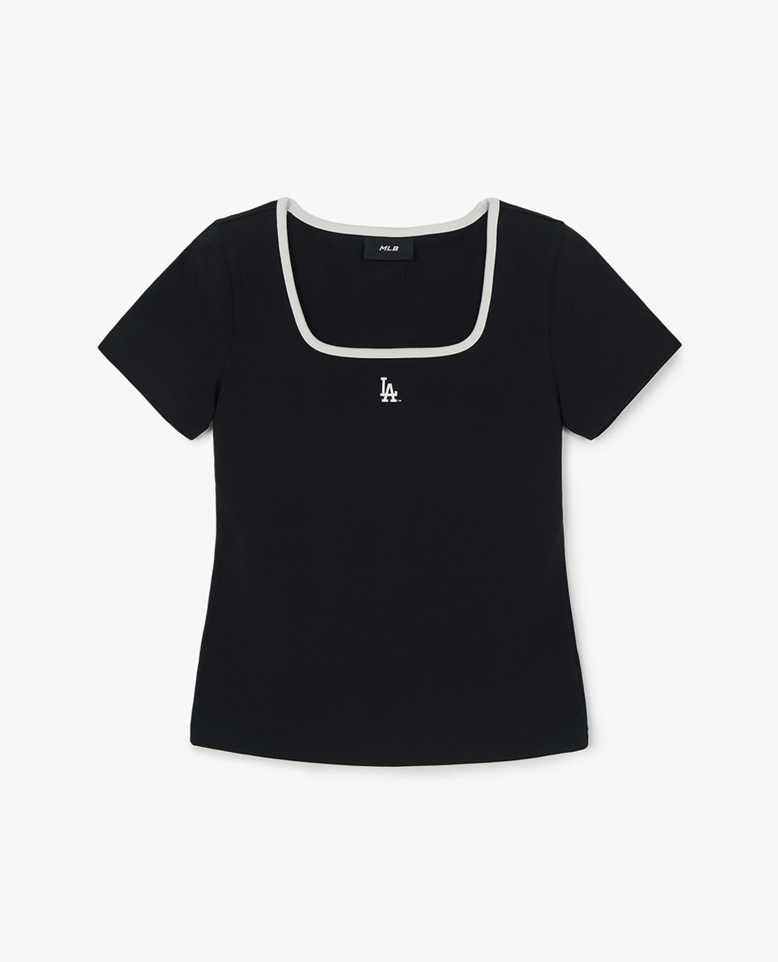 MLB - Áo thun nữ cổ vuông tay ngắn Basic