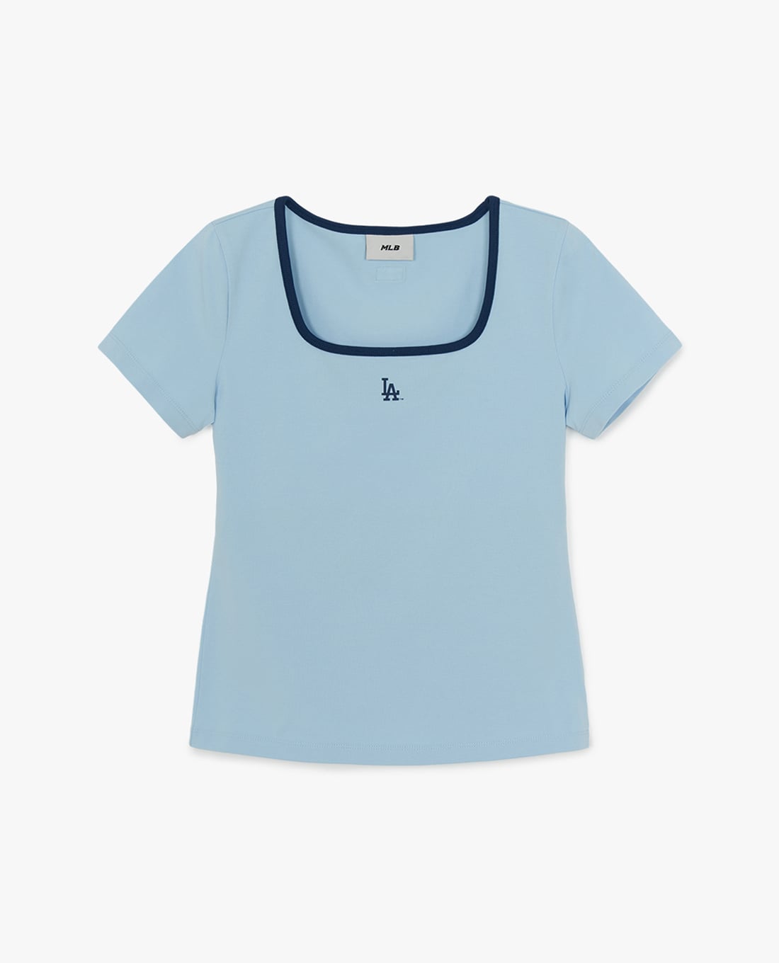 MLB - Áo thun nữ cổ vuông tay ngắn Basic