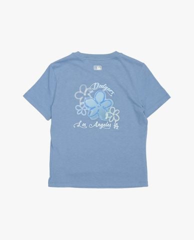  MLB - Áo croptop nữ cổ tròn tay ngắn Floral 