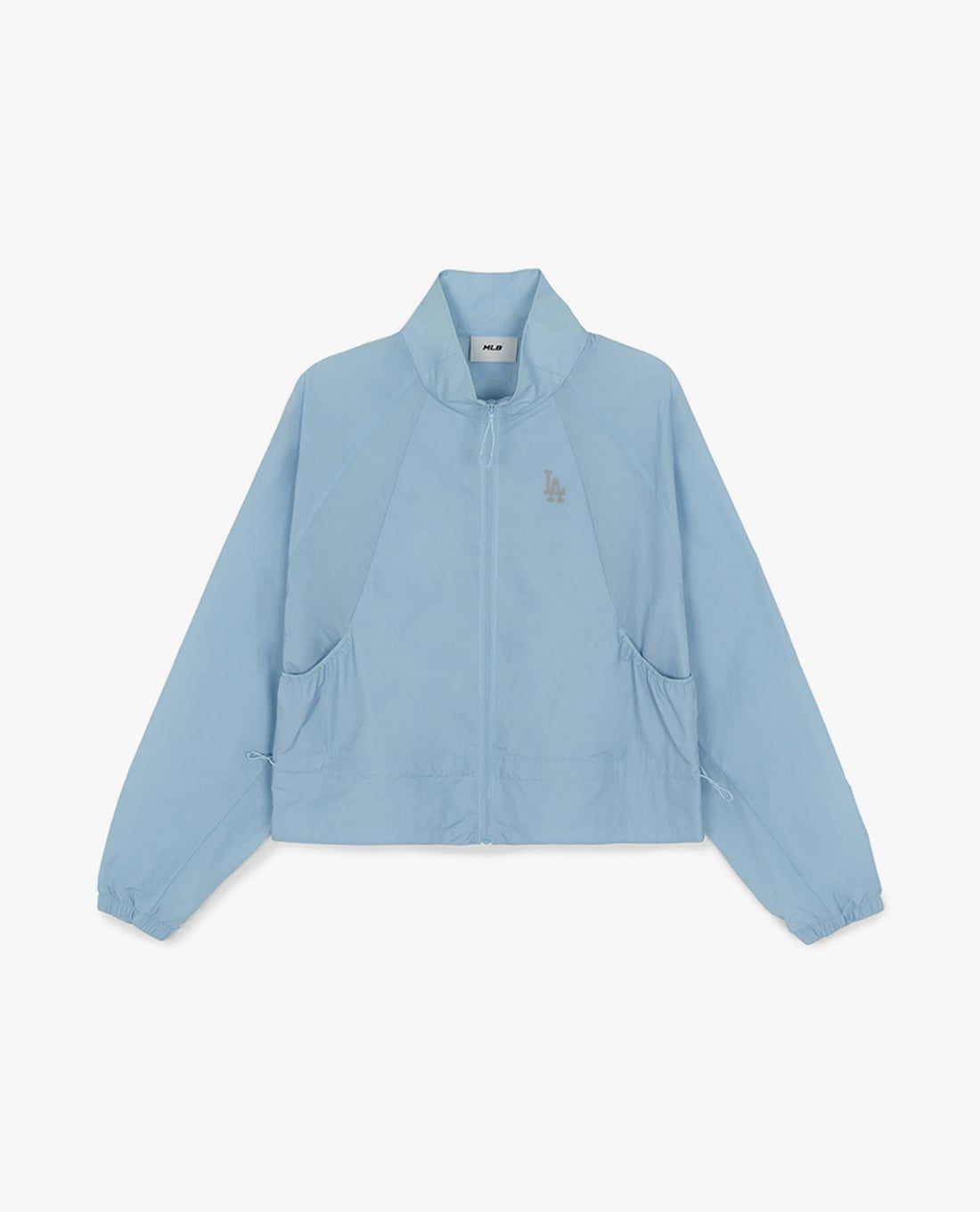 MLB - Áo khoác gió nữ cổ trụ phối dây rút Sportive