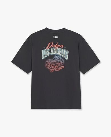  MLB - Áo thun unisex cổ tròn tay ngắn Vintage 