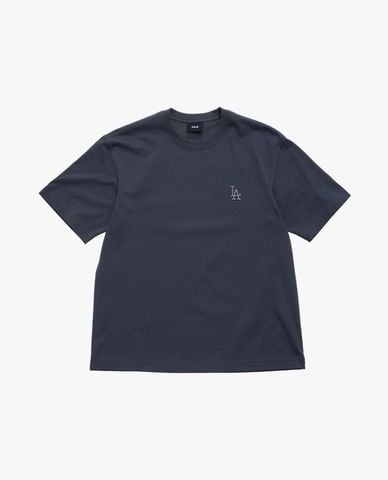  MLB - Áo thun unisex cổ tròn tay ngắn Big Logo Leopard 