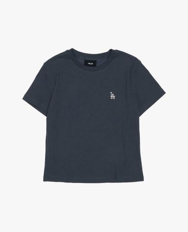  MLB - Áo croptop nữ cổ tròn tay ngắn Floral 