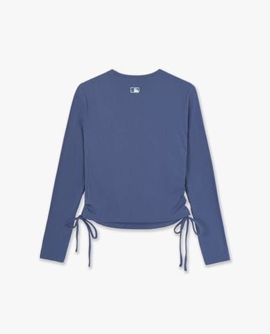  MLB - Áo kiểu nữ tay dài rút dây Basic Cutout 