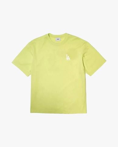  MLB - Áo thun unisex cổ tròn tay ngắn in họa tiết 