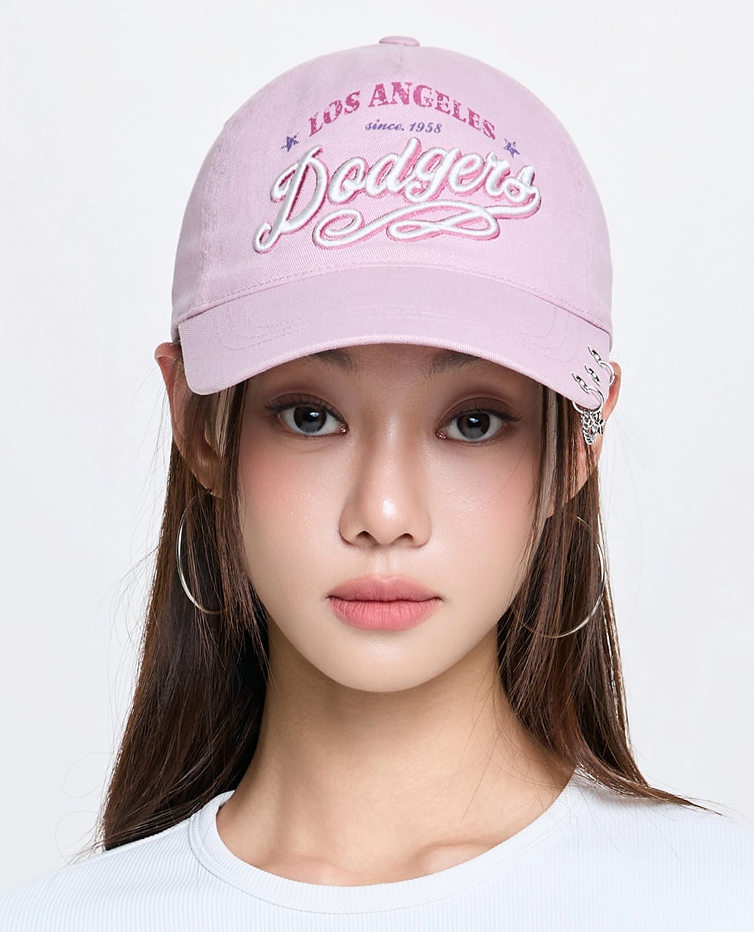 MLB - Nón bóng chày unisex Vintage Cursive Jewelry Unstructured