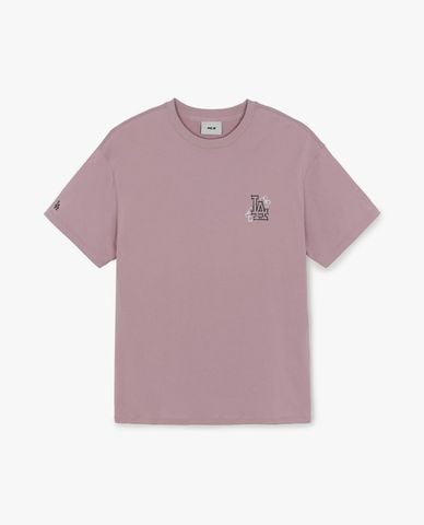  MLB - Áo thun nữ cổ tròn tay ngắn Flower Graphic 