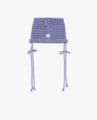 MLB - Nón len unisex tai mèo thắt nơ Summer 