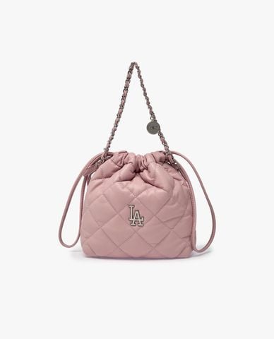  MLB - Túi rút dây nữ Basic Quilting PU Mini 